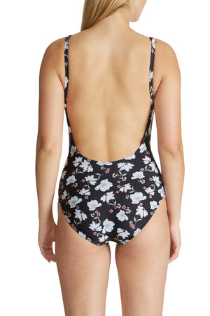 Front Tie One Piece Swimsuit